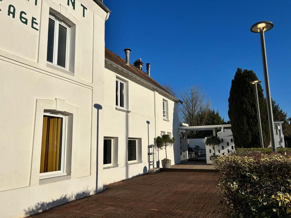 Logis Hotel & Restaurant Le Vert Bocage Franqueville-Saint-Pierre Exteriér fotografie