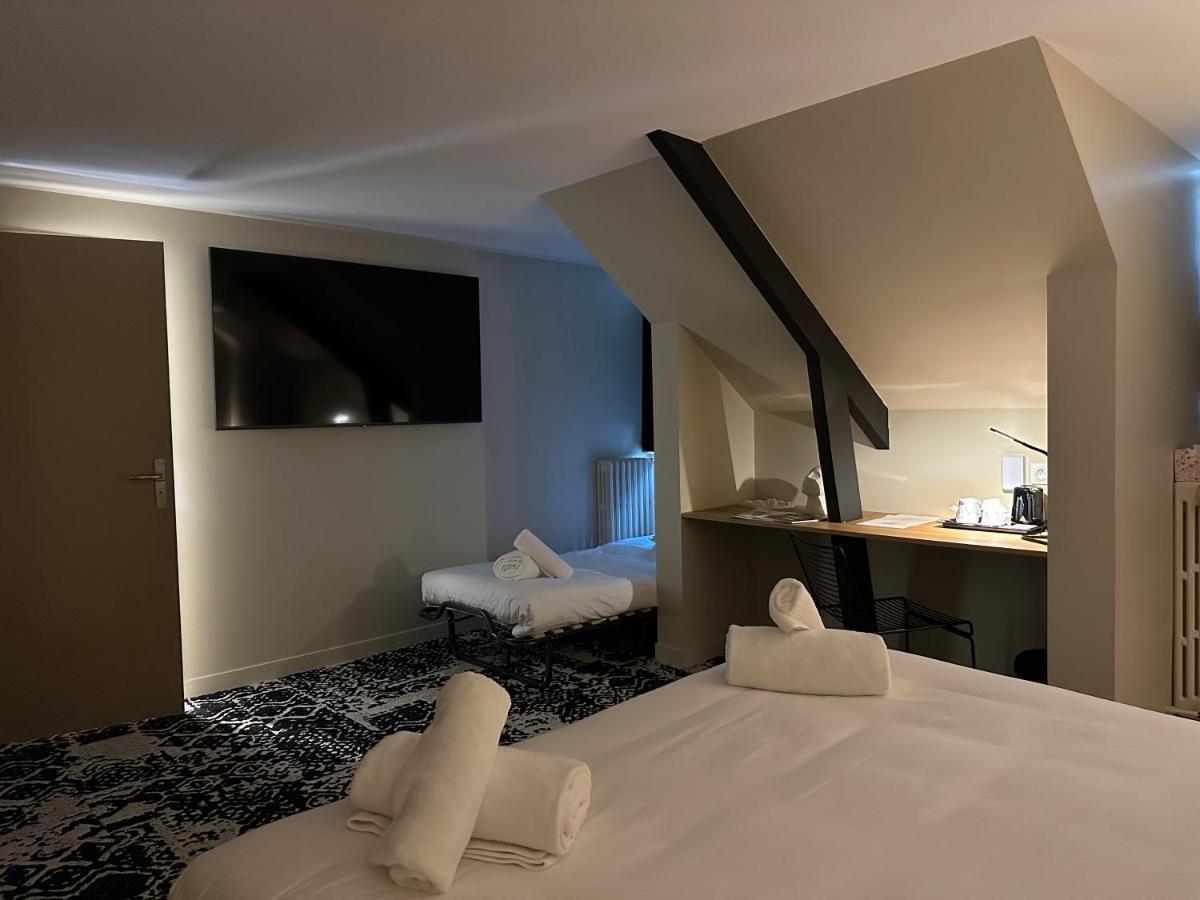 Logis Hotel & Restaurant Le Vert Bocage Franqueville-Saint-Pierre Exteriér fotografie