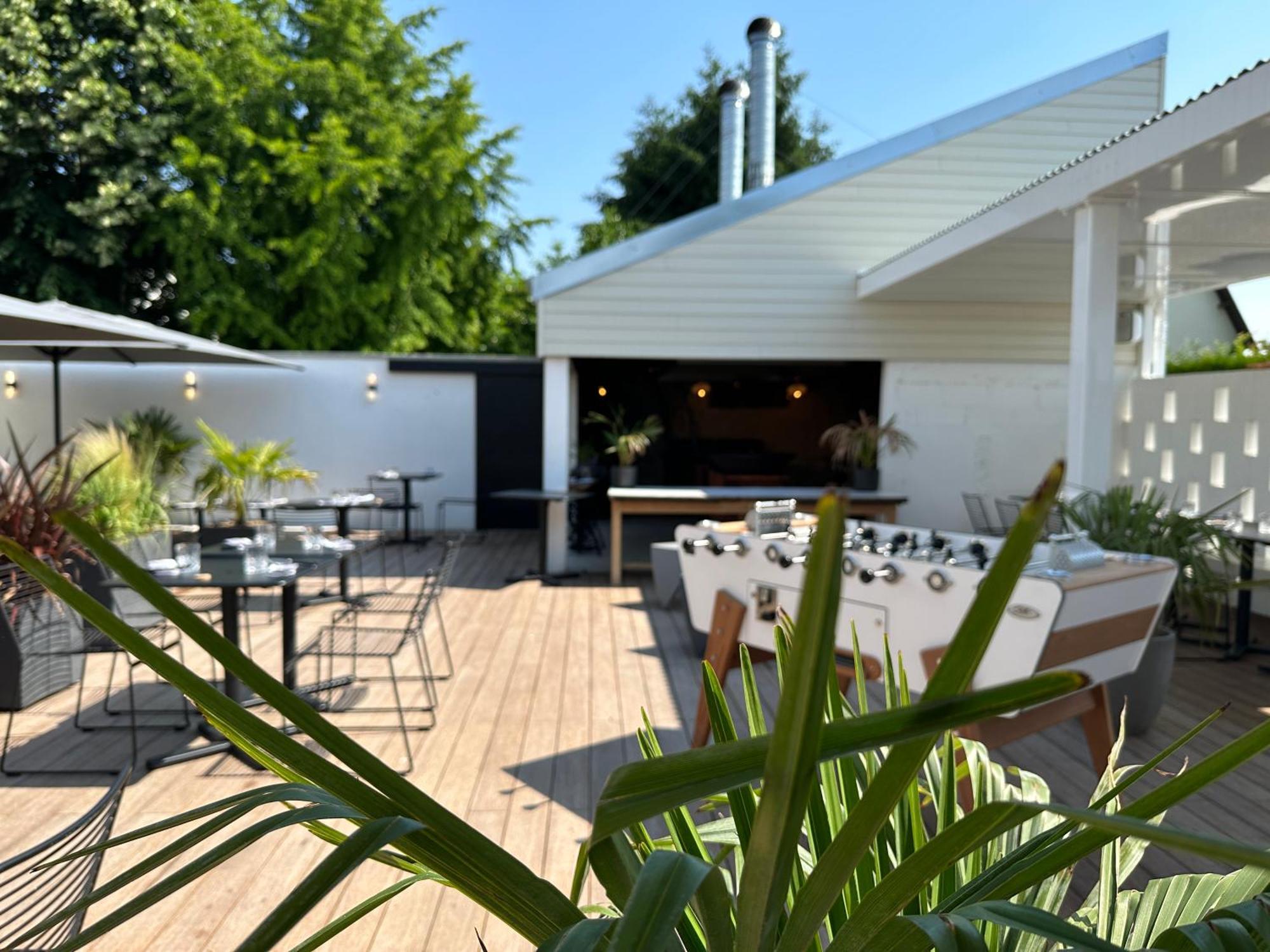 Logis Hotel & Restaurant Le Vert Bocage Franqueville-Saint-Pierre Exteriér fotografie